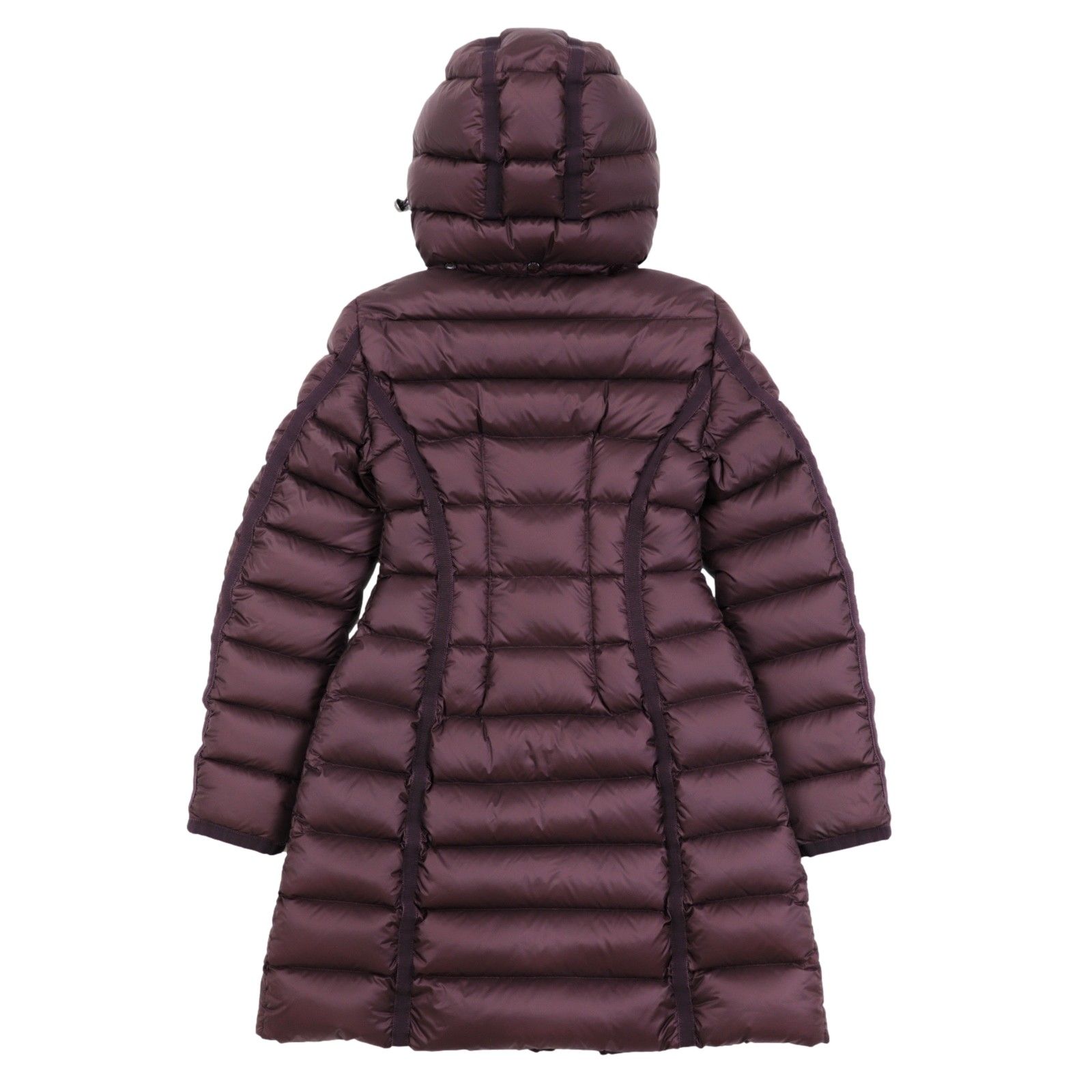 美品 モンクレール エルミンヌ ダウンコート レディース ボルドー 00 コート HERMINE MONCLER