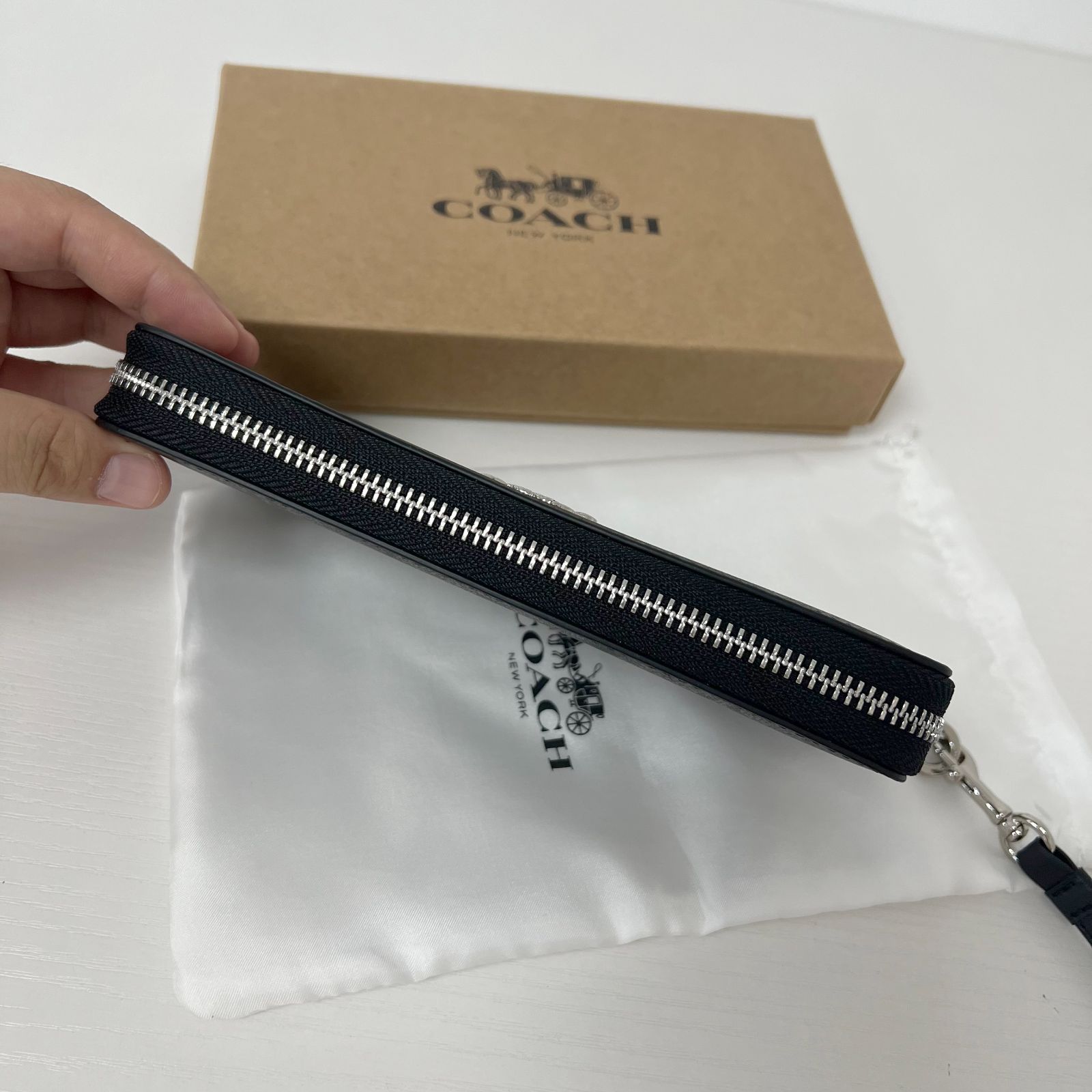 大人気 コーチ COACH 財布 長財布 FC4452 C4452 ブラック