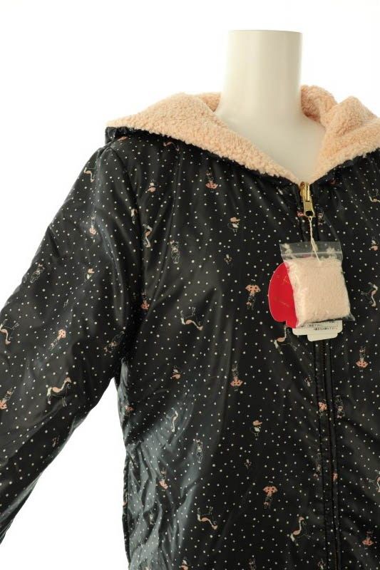 franche lippée フランシュリッペ　犬柄　ジャケット　シーズー　M フランシュリッペ franche lippee ドット柄 中綿ジャケット