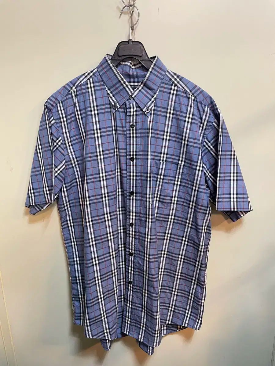 ミーア  BURBERRY バーバリー シャツ チェック ブルー バーバリー BURBERRY シャツ カジュアルシャツ 青 ベージュ 茶