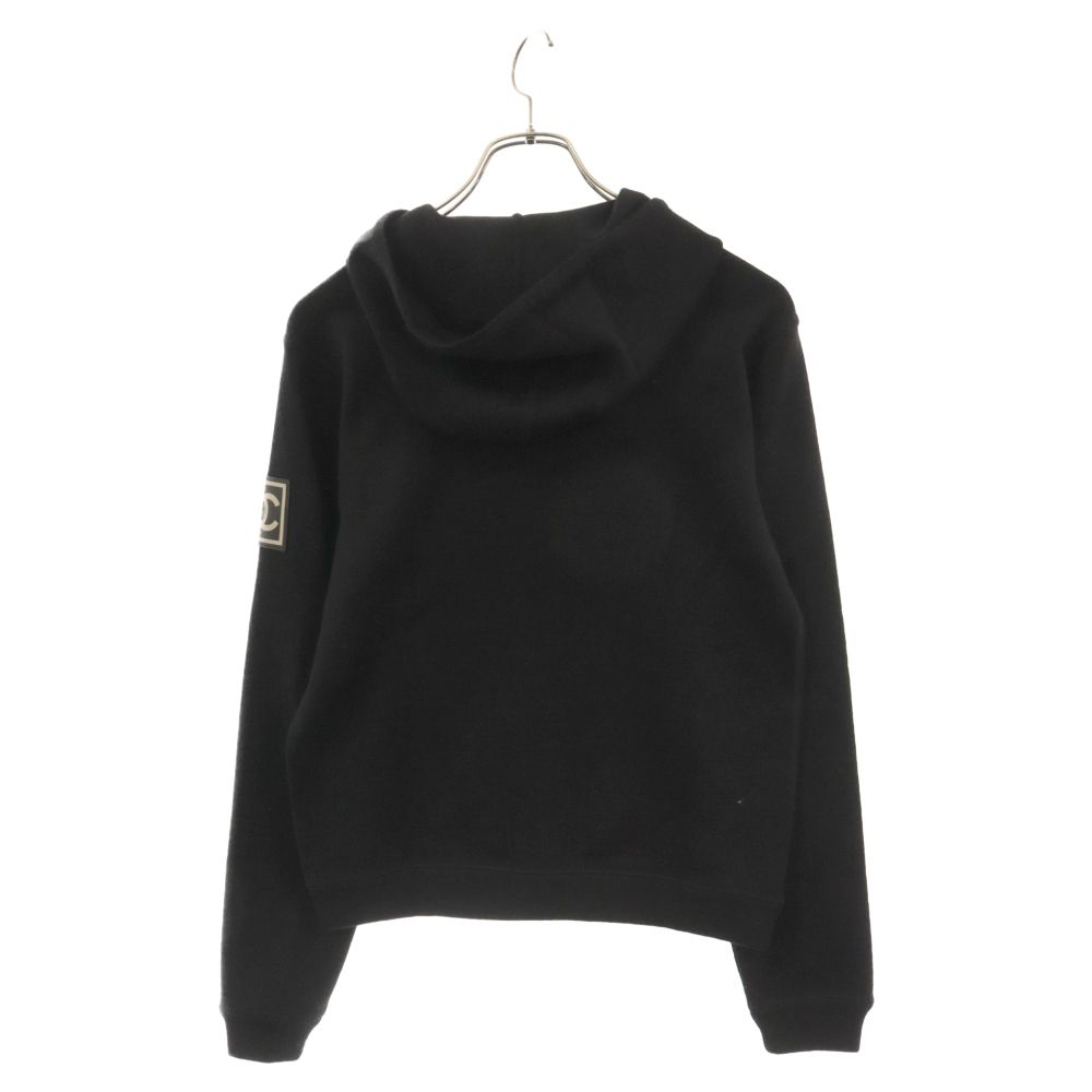 CHANEL シャネル 02AW ココマーク ウール フーディー ジップアップパーカー ベージュ レディース P19888V01177 CHANEL (シャネル) ココマーク 02A ウール フーディー ジップアップ