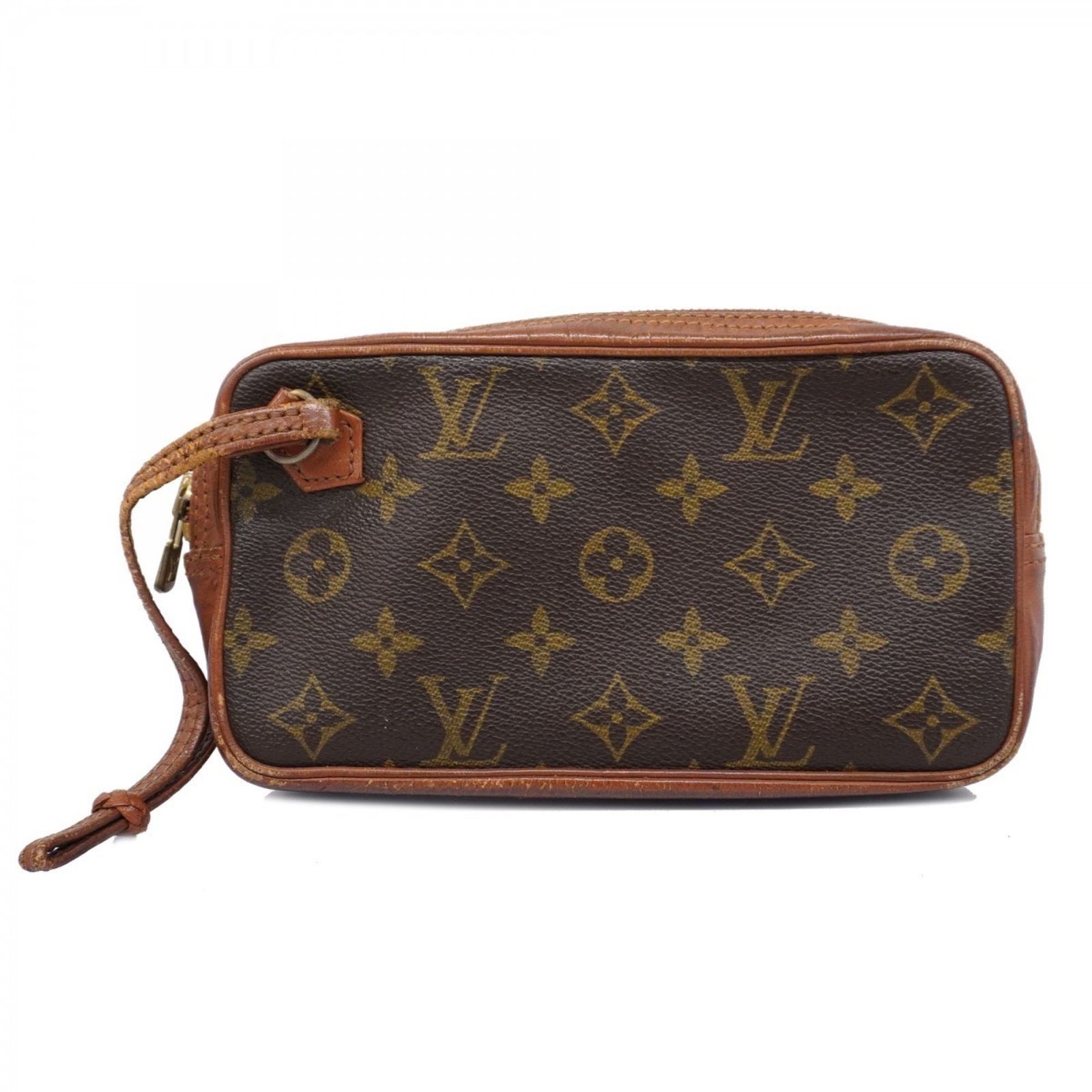 ルイ・ヴィトン(Louis Vuitton) ルイ・ヴィトン クラッチバッグ モノグラム ポシェットスポーツPM ブラウンメンズ