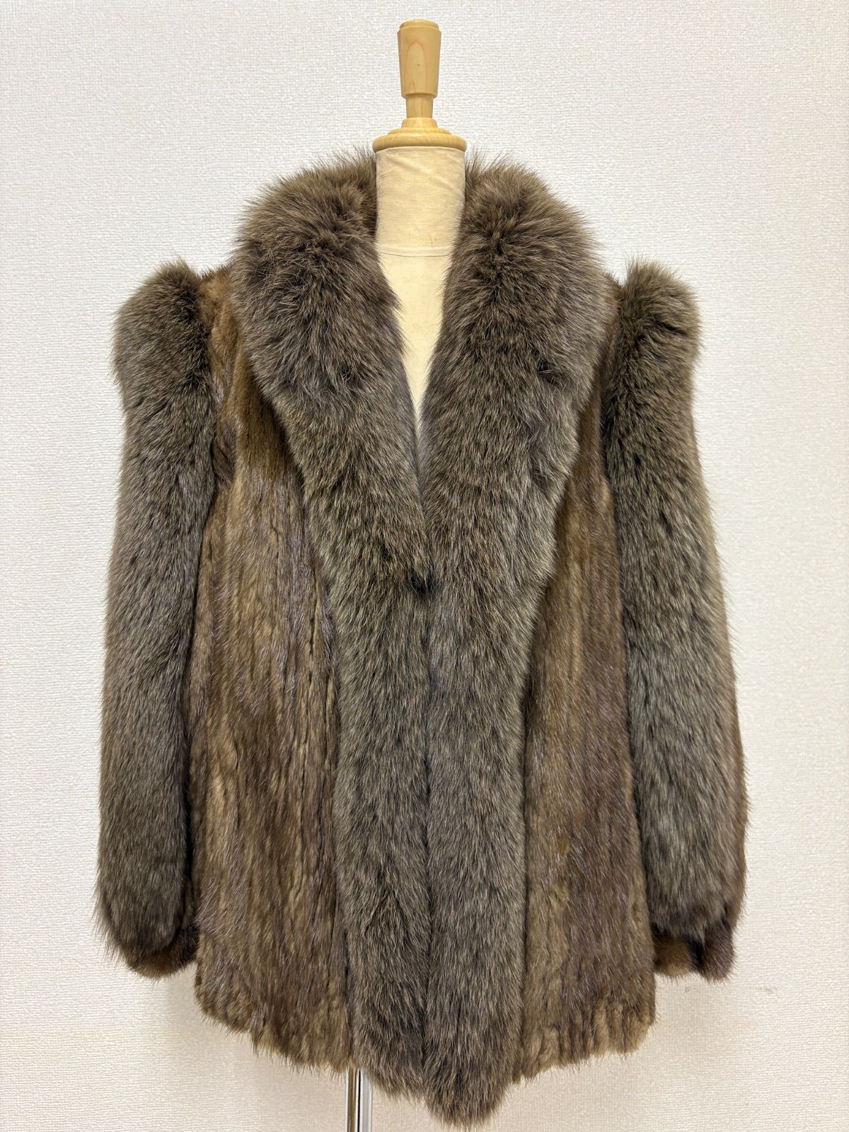 SAGA MINK ミンクコート フォックス リアルファー C25102629