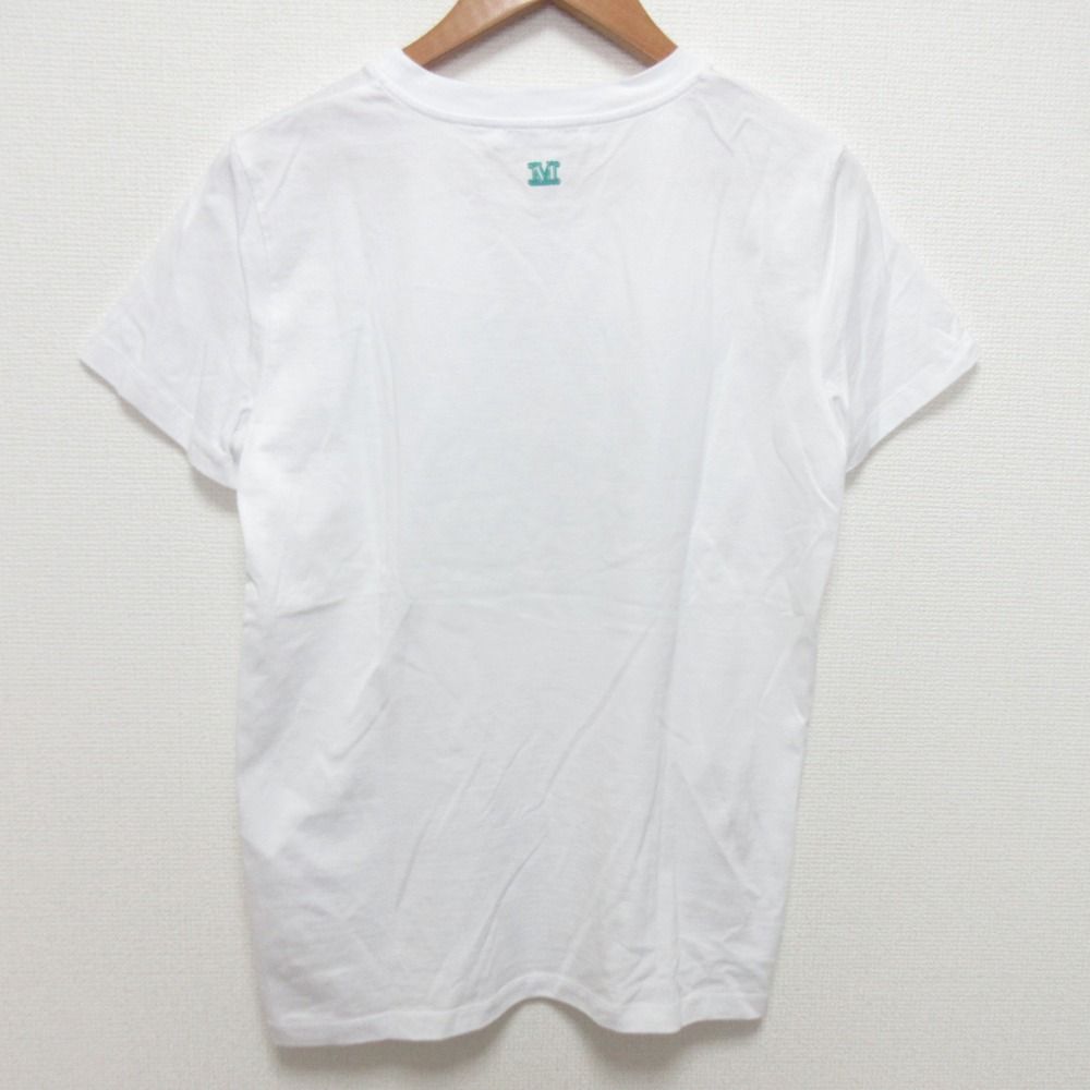 23 SS Max Mara マックスマーラ MINCIO クルーネック ジャージー 半袖 Tシャツ サイズM ホワイト レディース 古着