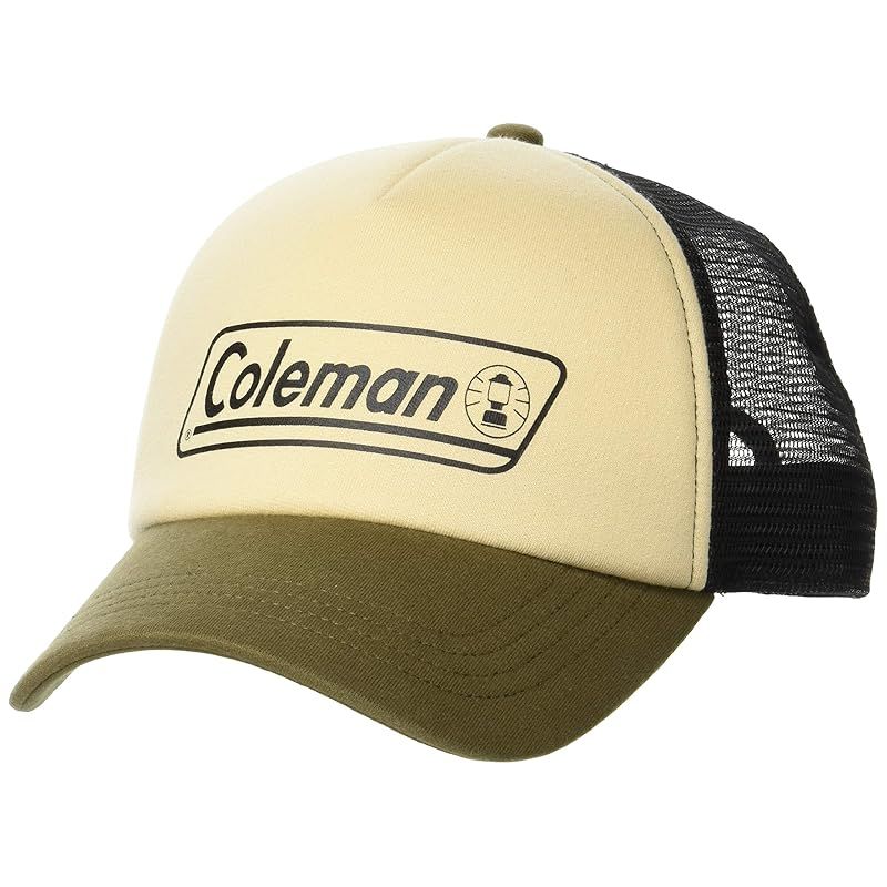 【特価商品】[コールマン] メッシュキャップ 181-030A ベージュ×ブラウン