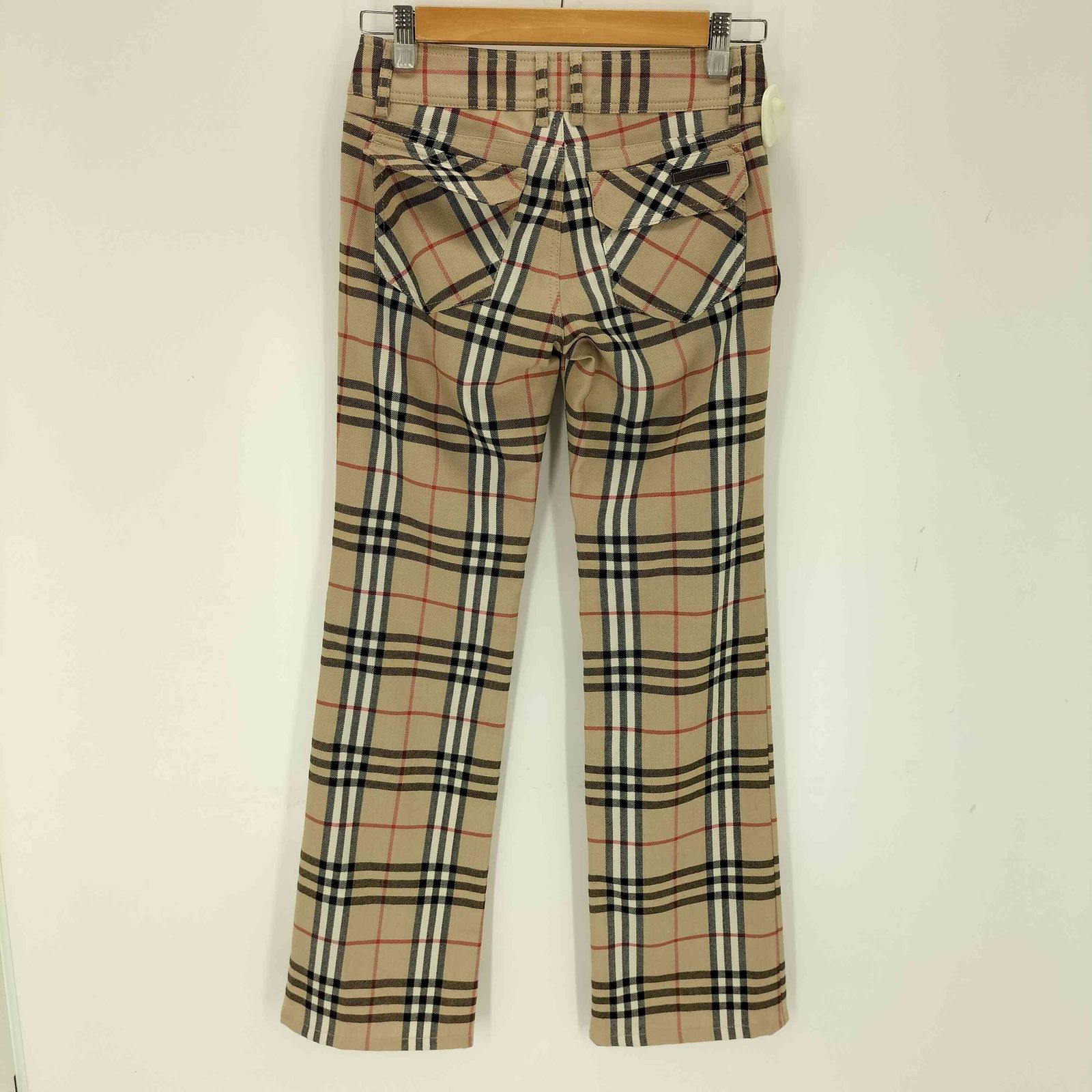 バーバリーブルーレーベル BURBERRY BLUE LABEL ノヴァチェック セミフ パンツ レディース 34