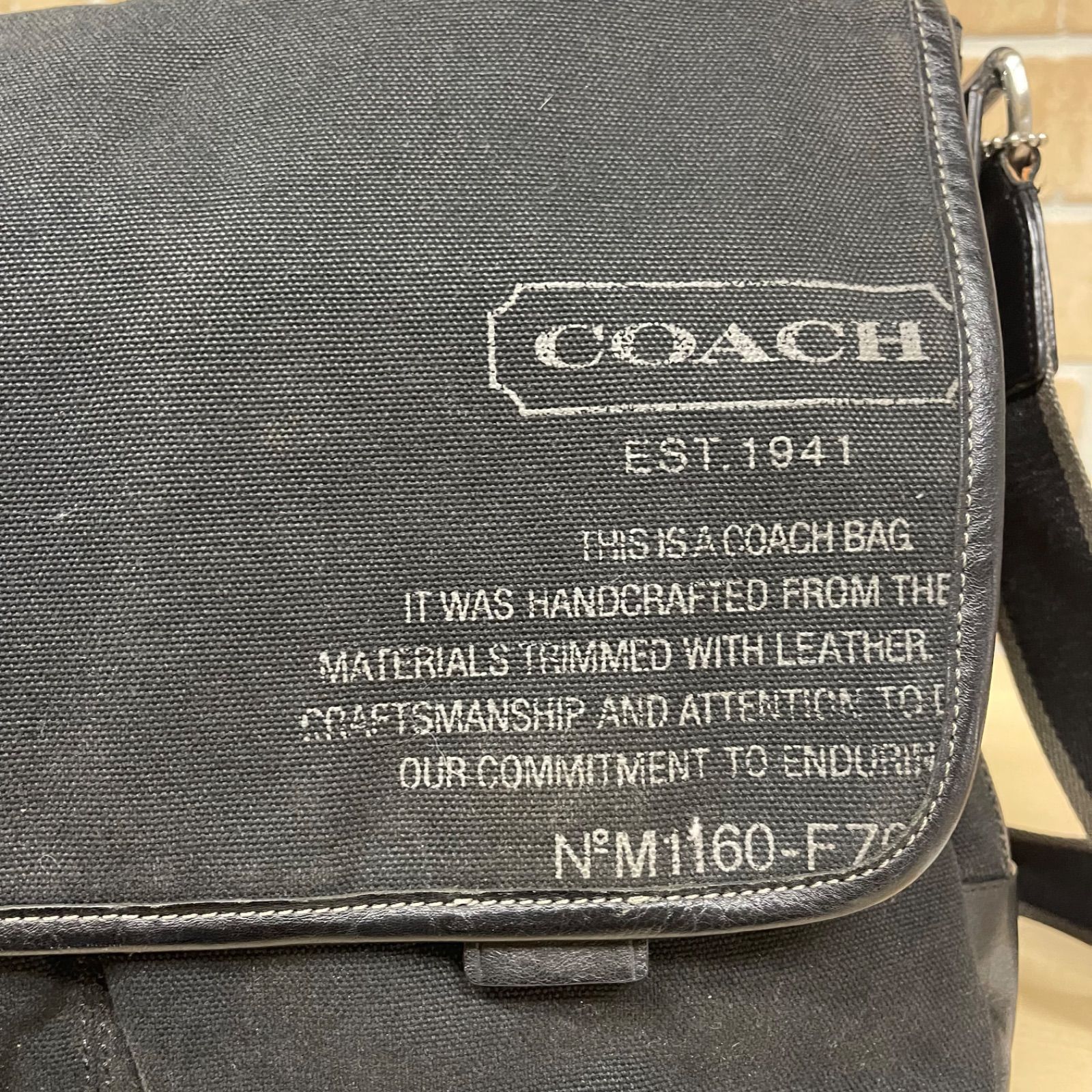 41COACH コーチ F70587 ショルダーバッグ メッセンジャー 斜めがけ