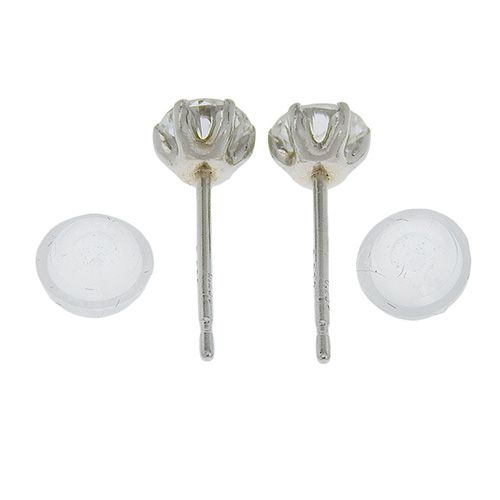 PT天然ダイヤモンドフープピアス 小さめバネ式 人気 計0.20ct SALE PT