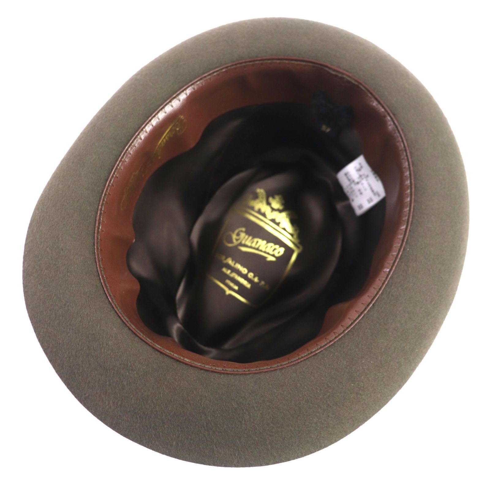 【Borsalino ボルサリーノ 】フェルトハット ブラウン (57) イタリア製  60\u0027s～ ROYAL STETSON フェルトハット ブラウン 表記(7 1⁄4位