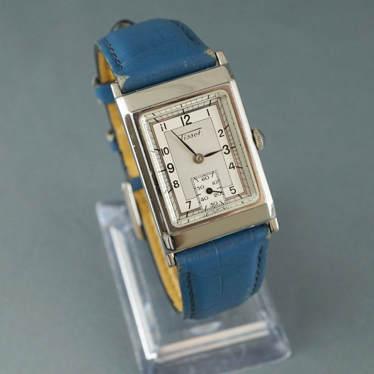 電池交換済み TISSOT ティソ 腕時計 品 レクタンギュラー スモールセコンド Z173K シルバー X7067
