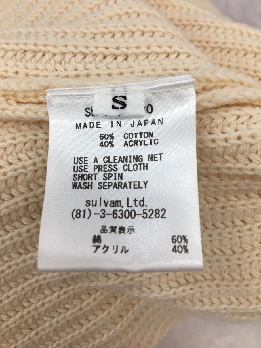 sulvam - Sulvam サルバム セーター レディース【3593-004】 sulvam - Sulvam サルバム セーター レディース【3593-004】の
