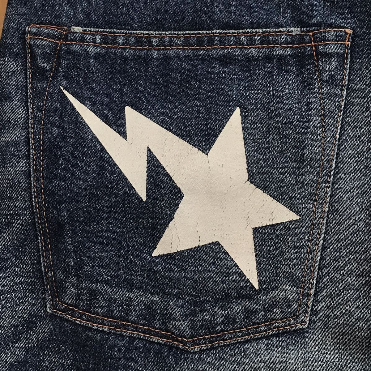 BAPE STA APE HEAD denim pants Mサイズ a bathing ape BAPESTA デニム 