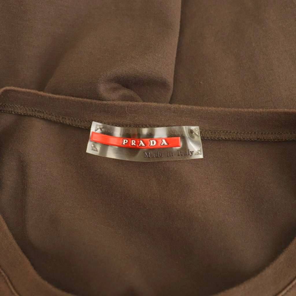 プラダ リネアロッサ PRADA LINEA ROSSA サイドロゴ バックポケット  