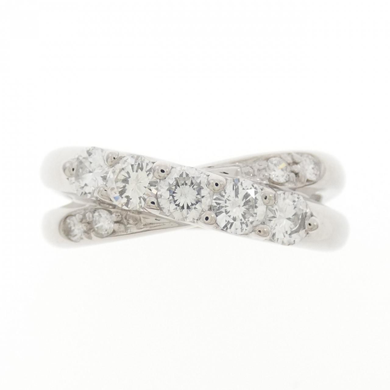 18KWG ダイヤモンド リング 0.70CT