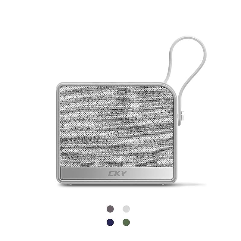 【新着商品】CKY MF01S ワイヤレスポータブルスピーカー/防水防塵/Bluetooth 5.3/ポータブルスピーカー/TWS テクノロジー/ワイヤレススピーカー/長時間バッテリー/2台つなげてステレオペア可能/重低音モデル/ベージュグレー (2)