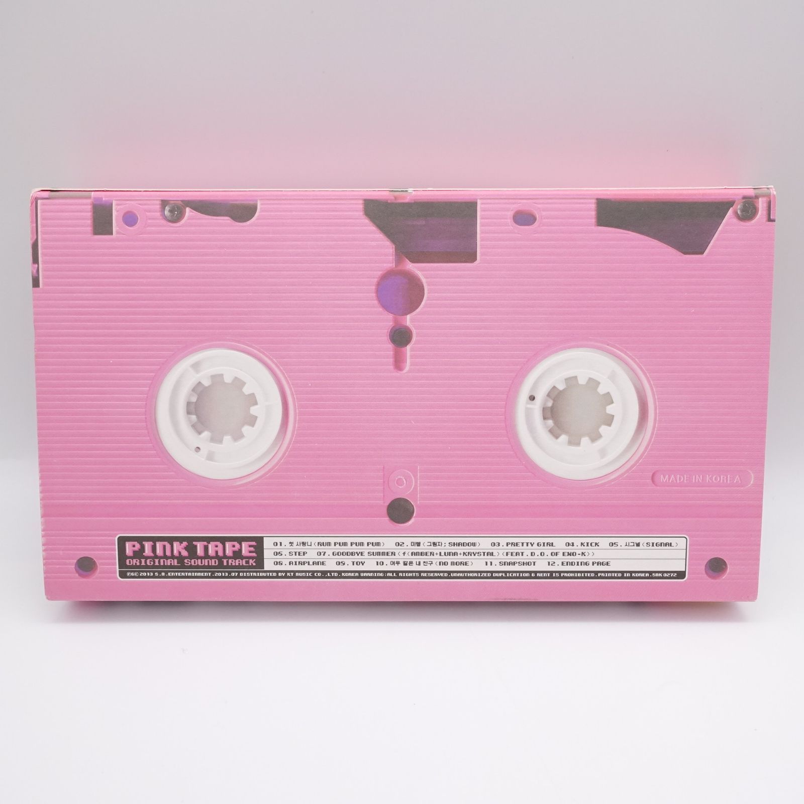 f(x) PINK TAPE CD アルバム エフエックス トレカ無し 外箱付 フォト 