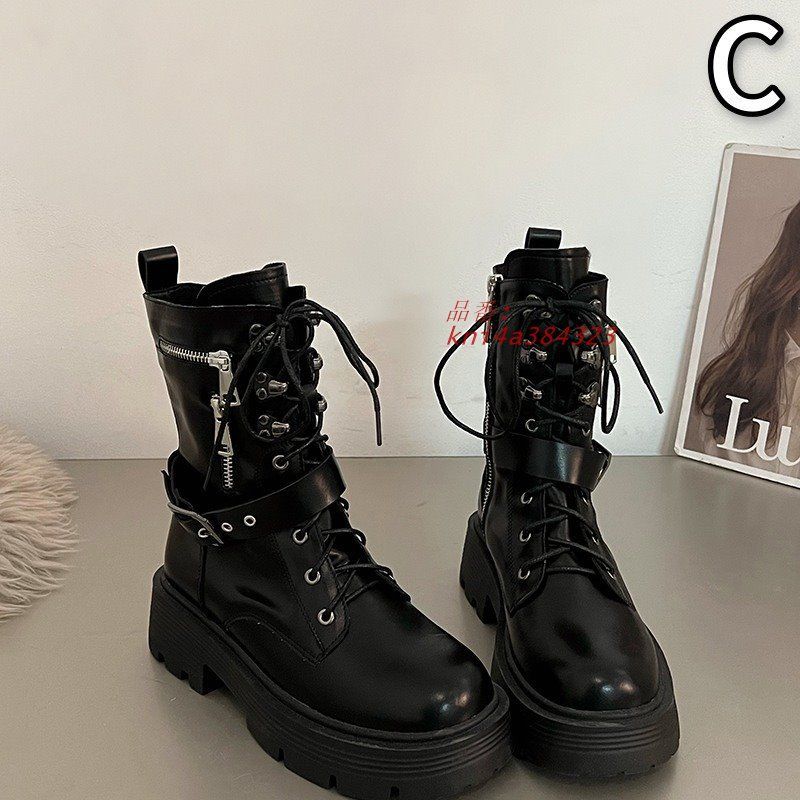 厚底ショートブーツ韓国ファッションレディース7SHO-42