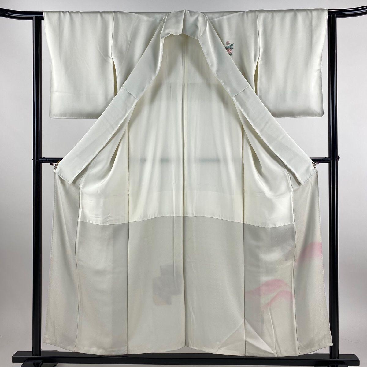 付下げ 名品 159.5cm 65cm 正絹 付下げ 身丈159.5cm 裄丈65cm M