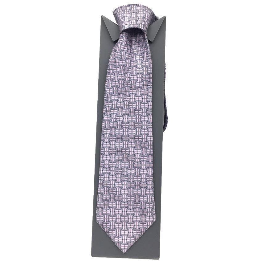 HERMES エルメス ネクタイ H柄 シルク ライトパープル aq11268 - メルカリ