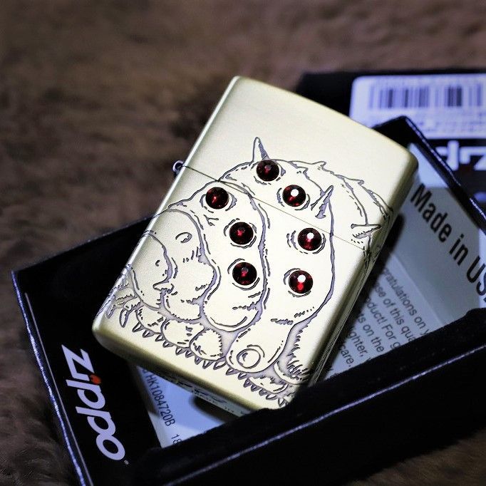 ZIPPO 風の谷のナウシカ 王蟲 赤 レッド 真鍮古美 ジッポ ジブリ 正規品 ジブリジッポ プレゼント 人気 お洒落