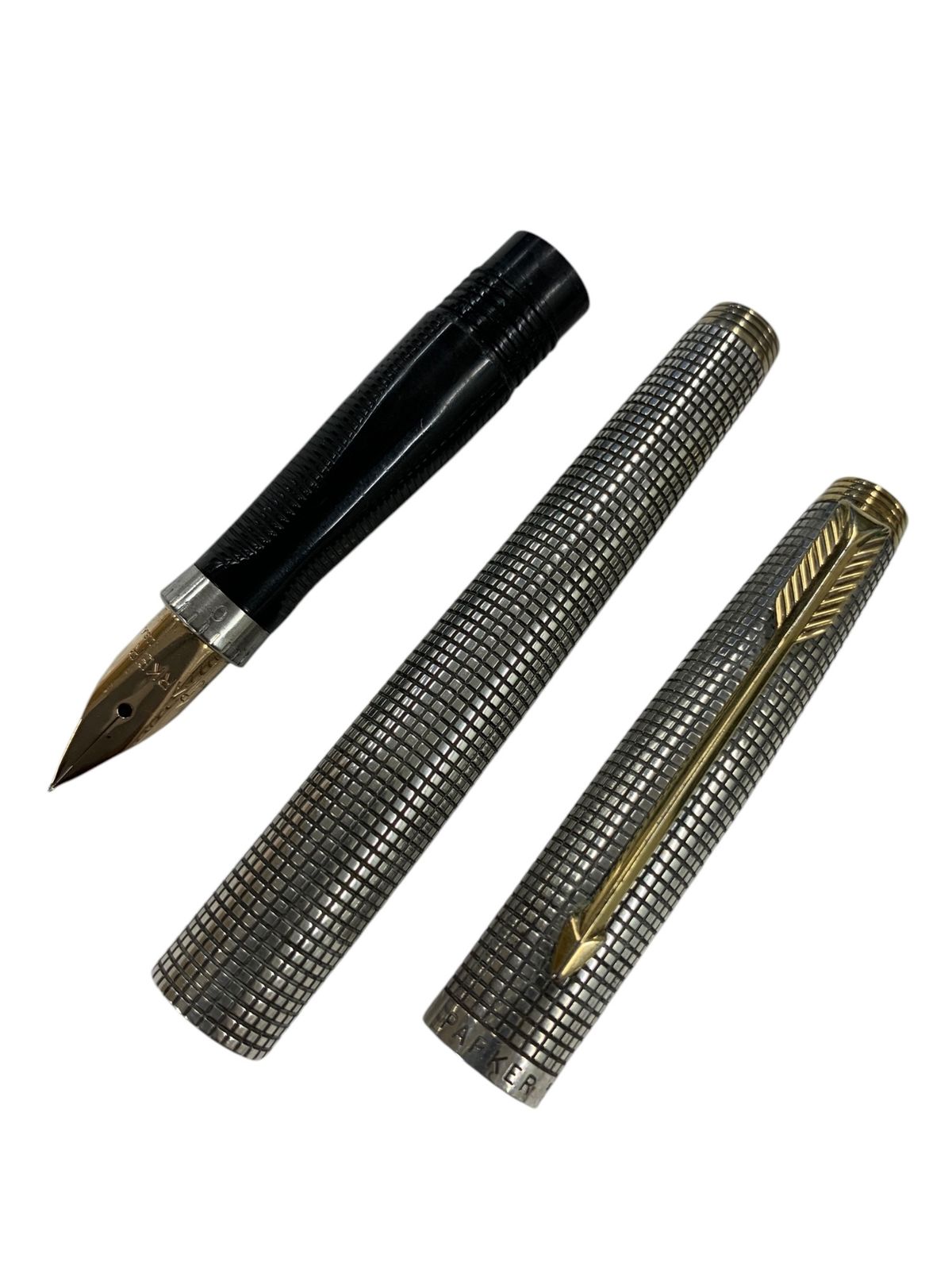 パーカー #75 シズレ 万年筆 シルバー 14K IT7I6NGSZ8EM - メルカリ