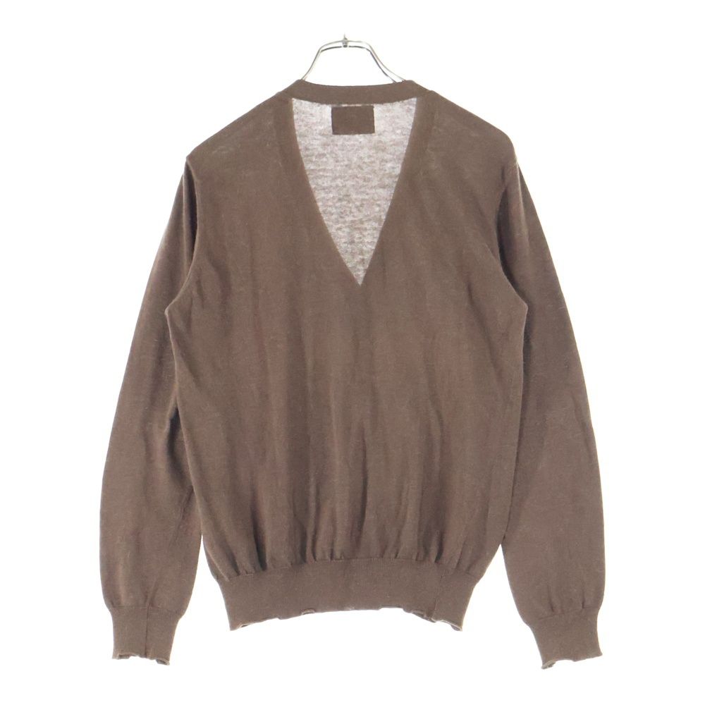 NUMBER N INE ナンバーナイン アルパカ混 6B コットンニット カーディガン ブラウン