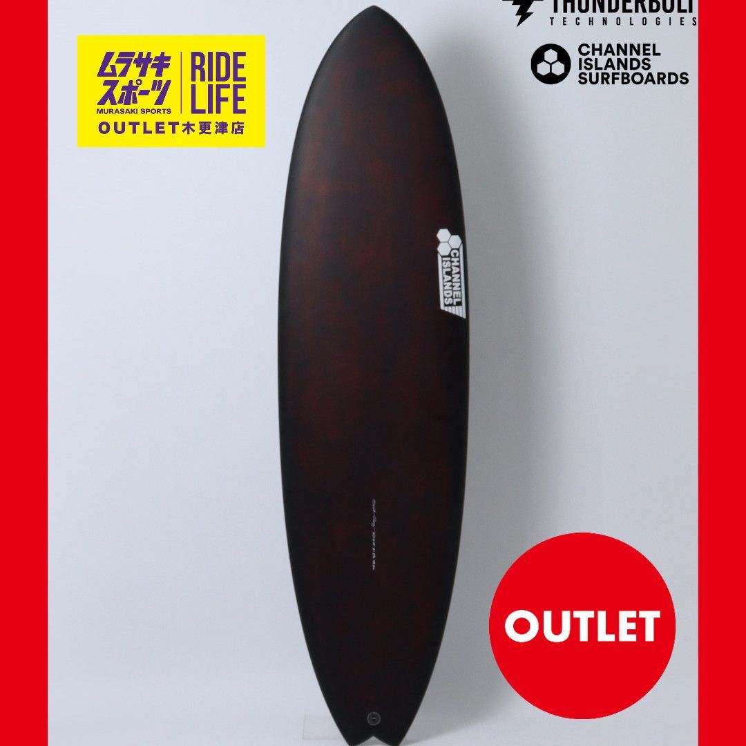 ムラスポOUTLET公式 サーフボード ♥ Thunderbolt サンダーボルト×CHANNEL ISLANDS チャネルアイランズ SPEED QUONG XEON サーフボード ミッドボード 7 2 ムラサキスポーツOUTLET アウトレット