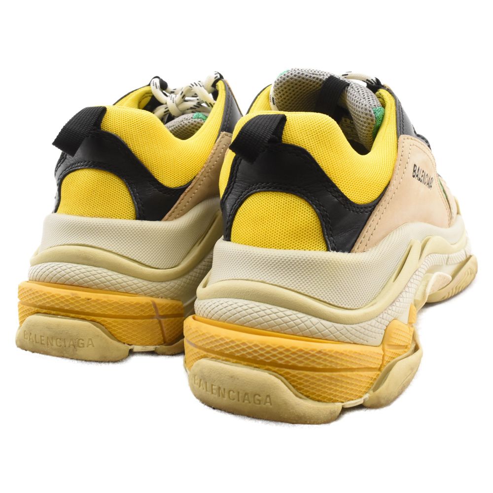 BALENCIAGA (バレンシアガ) TRIPLE S TRAINERS トリプルエス トレーナー ローカットスニーカー グリーン/イエロー 516440