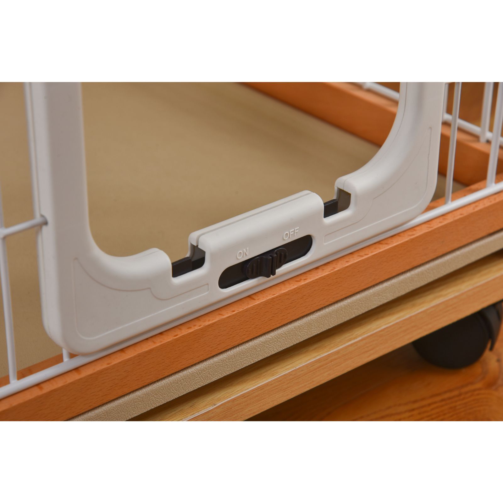 段木製フレーム猫ケージ｜ハンモック付属｜広々大型空間｜
