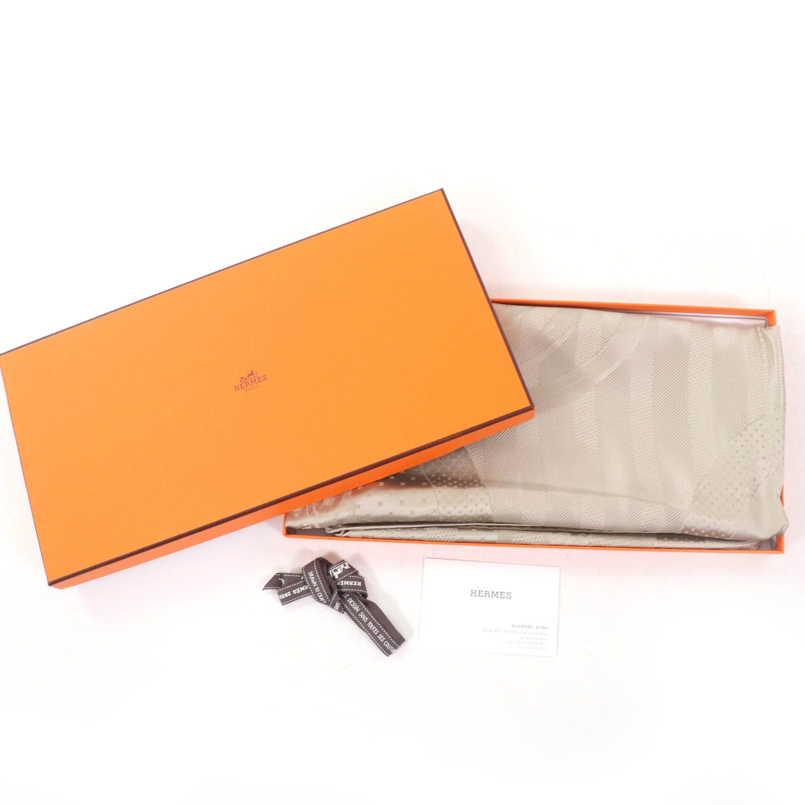 未使用品☆HERMES エルメス 2025年製 カレジェアン シルク100
