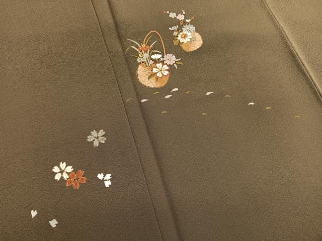 平和屋着物□訪問着 辻が花 絞り 金彩 正絹 逸品 CAAT2368yk