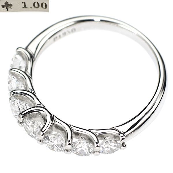 カナディアンダイヤモンド Pt950 ダイヤモンド リング D1.00ct