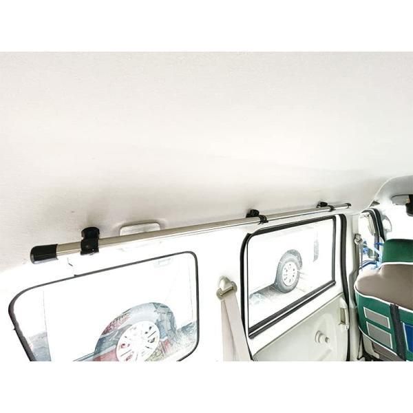 エブリイ DA17W DA17V サイドバー 左右2本セット車内 キャリア 0179 シルバー