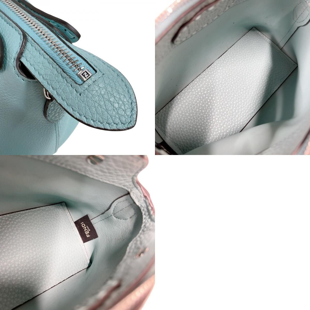 フェンディ FENDI バイザウェイ セレリアミニ 8BS098 ライトブルー  