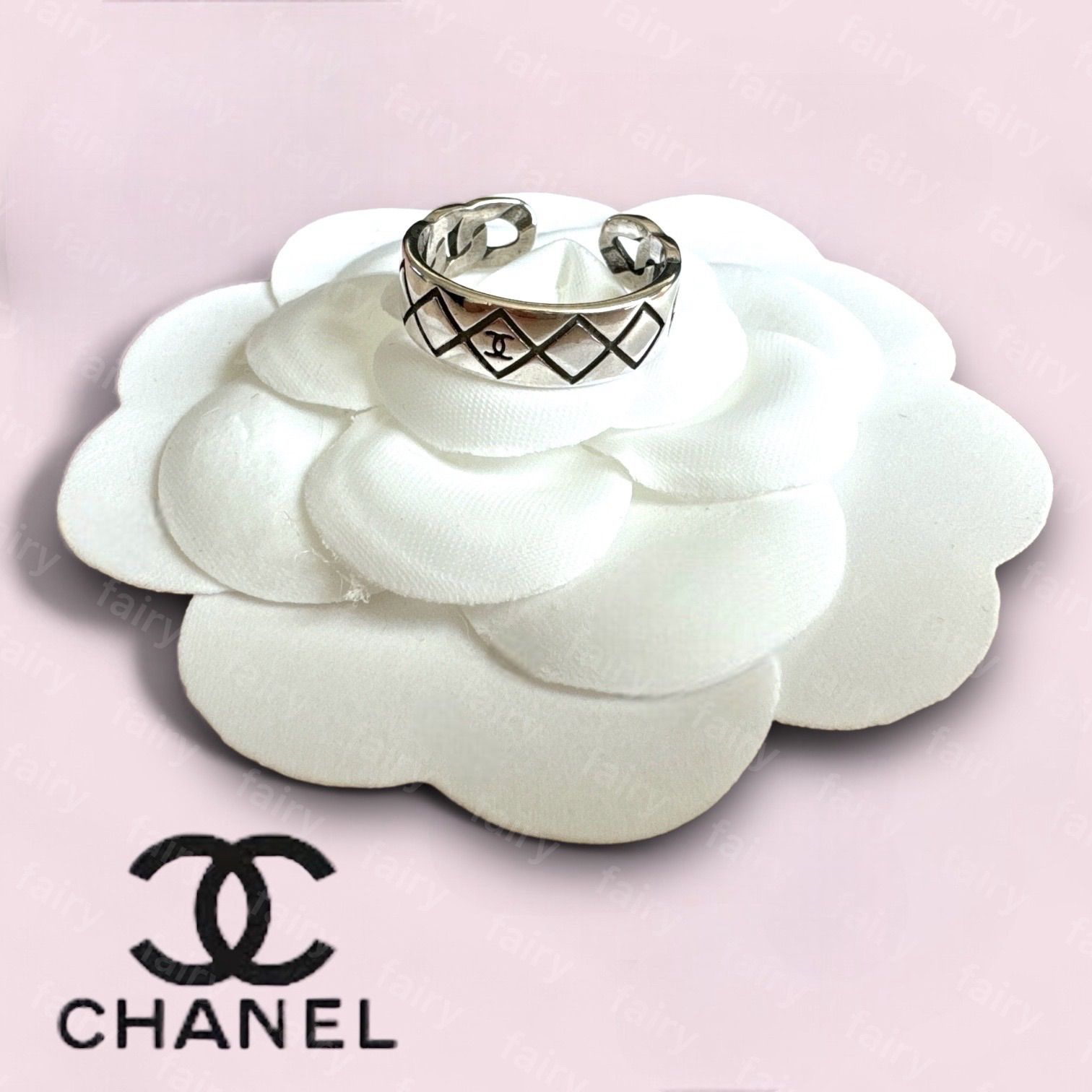 CHANEL ココマーク　リング　フリーサイズ