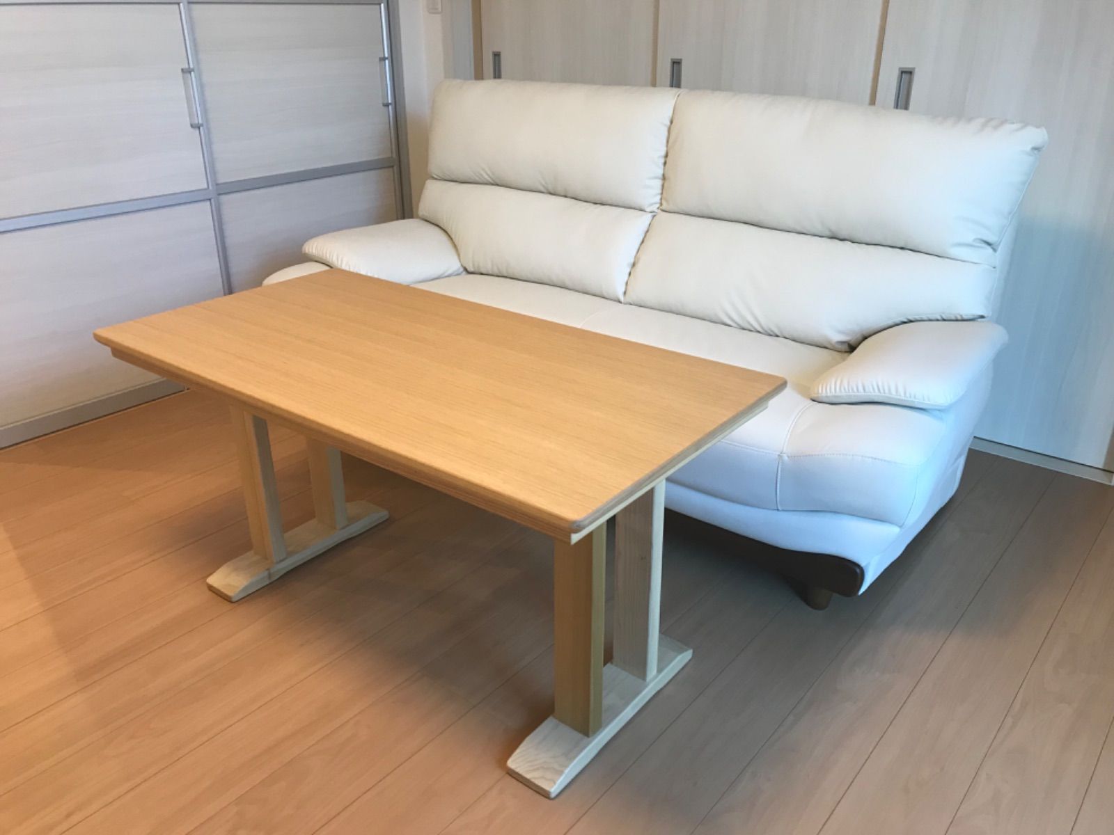 楕円形こたつ オールナット 120×60 ※布団は別売りです 1 人 用 こたつ