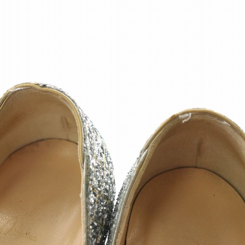 新品✨クリスチャンルブタン　ハイヒールパンプス　グリッター　シルバー　36 中古・古着通販】Christian Louboutin (クリスチャン・ルブタン