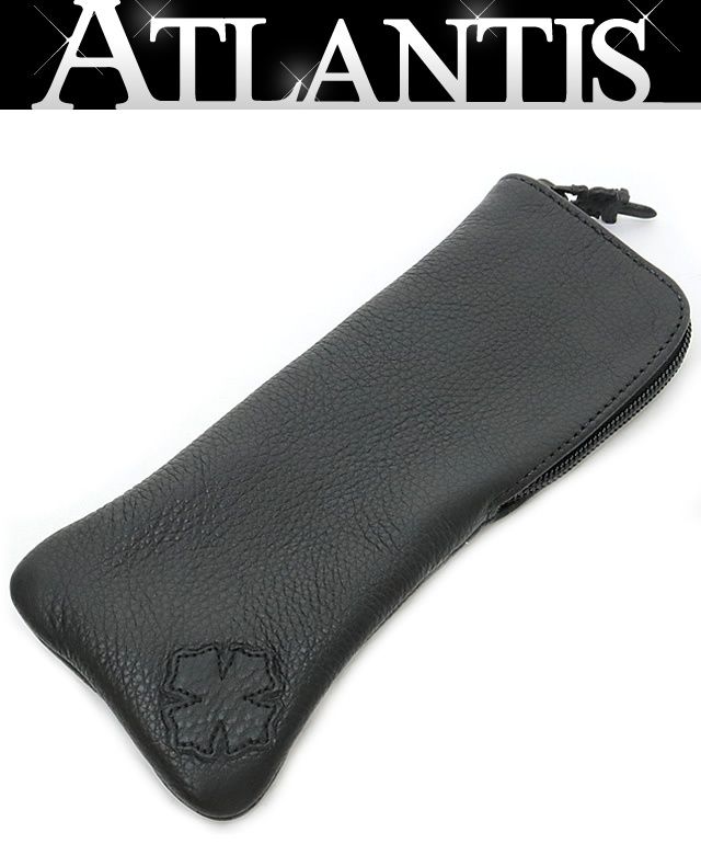 CHROME HEARTS 銀座店 クロムハーツ アイウェアケース ダガージップ クロスパッチ ソフトケース 眼鏡ケース 黒 99226