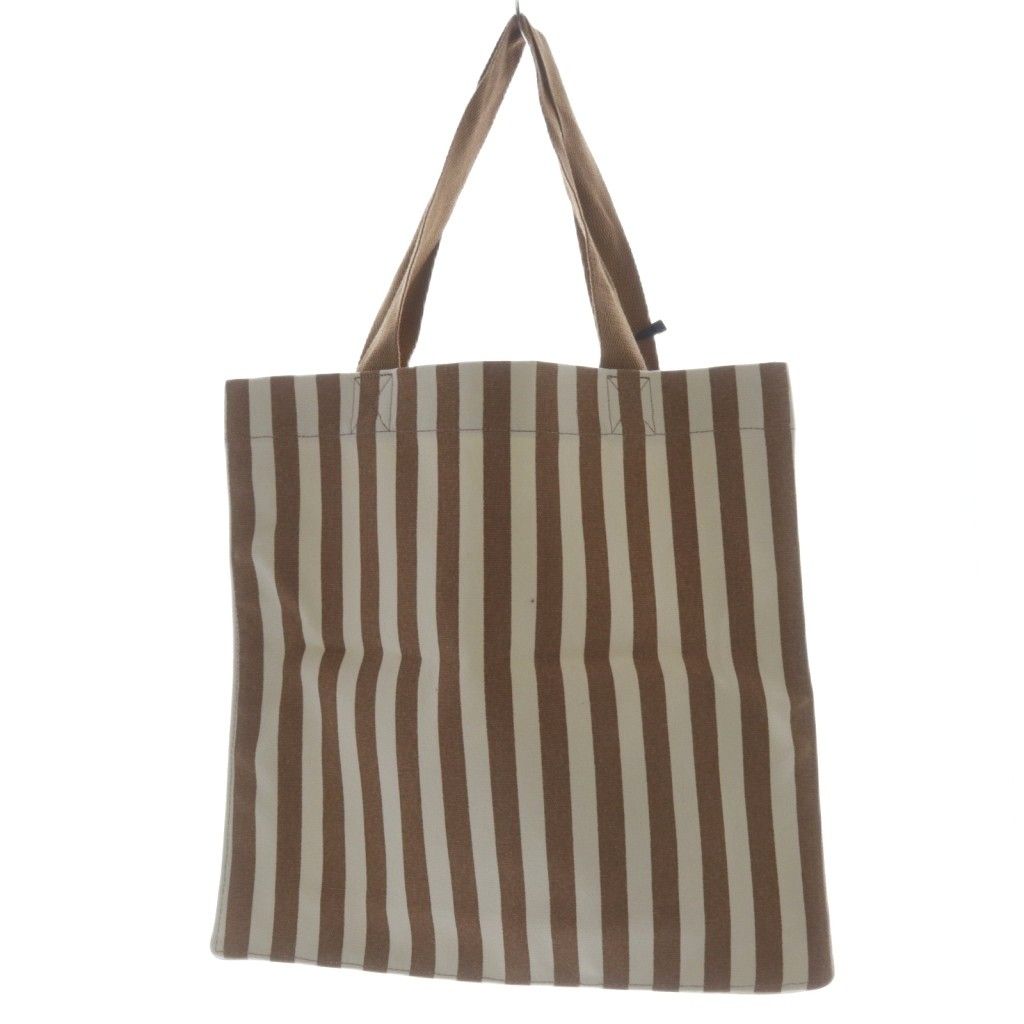 マックスマーラ MAX MARA ストライプ柄 キャンバス トートバッグ 