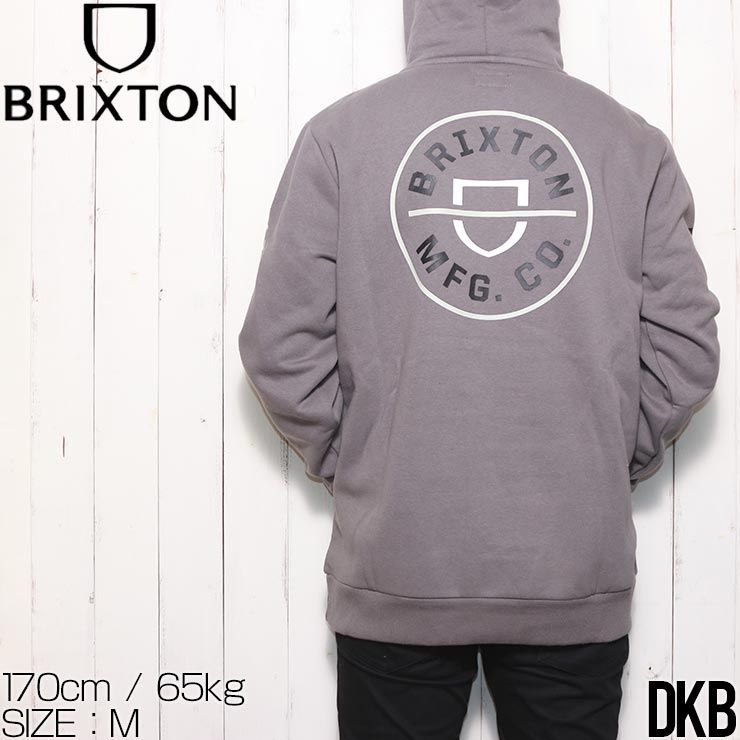 【送料無料】プルオーバーパーカー フーディ BRIXTON ブリクストン CREST HOODY 22021