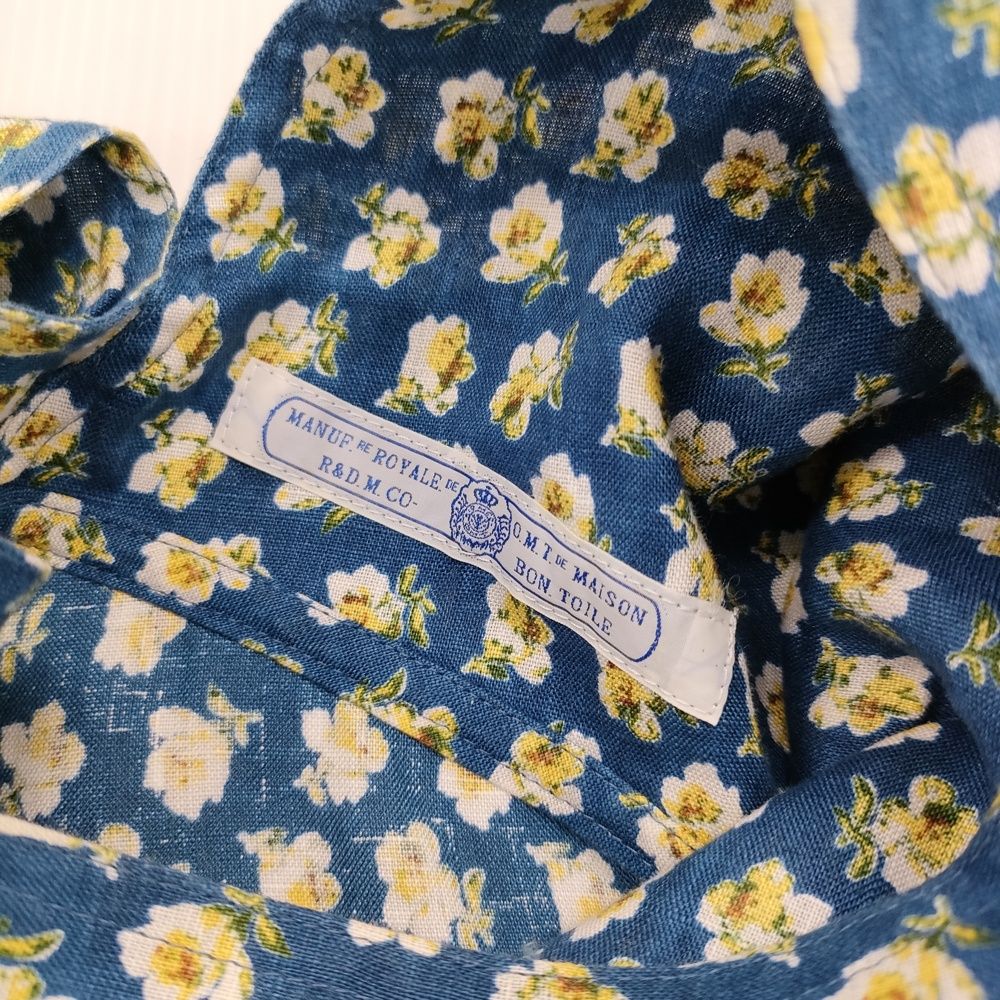 ミスアシダ ♡ 春夏 グレー×イエロープリント ボートネックワンピース ミスアシダ ♡ 春夏 グレー×イエロープリント ボートネック