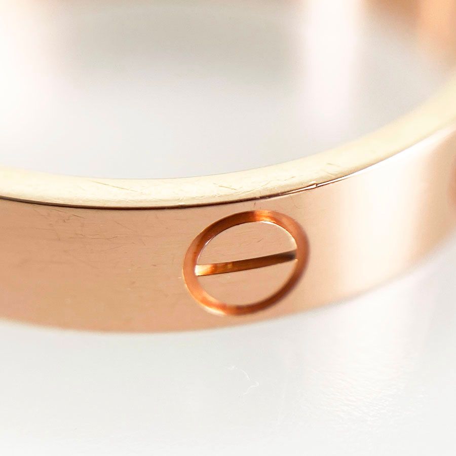 カルティエ CARTIER ミニラブ K18PG 12.5号(52-53) リング sss【中古  