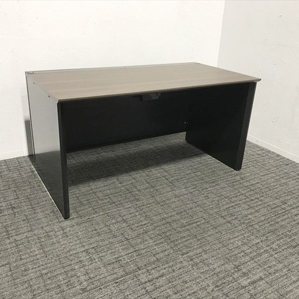 平デスク 3段ワゴンセット プロユニットフリーウェイ 引出し無 オフィスデスク W1400 オカムラ プライズウッドダーク MARWIL-DEMENAGEMENTS_CH