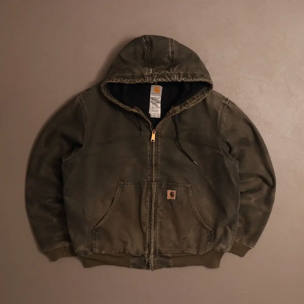 カーハート j25 モースグリン ダック アクティブ ジャケット A1242