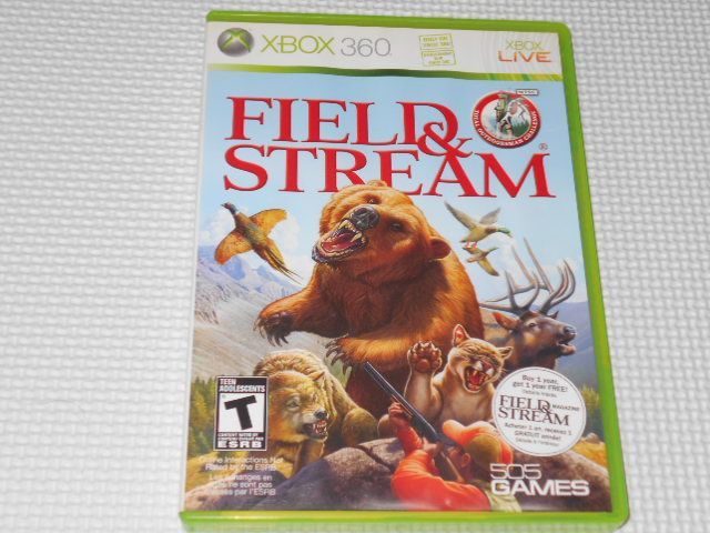 xbox360☆FIELD & STREAM 海外版 北米版☆箱付・説明書付・ソフト付 