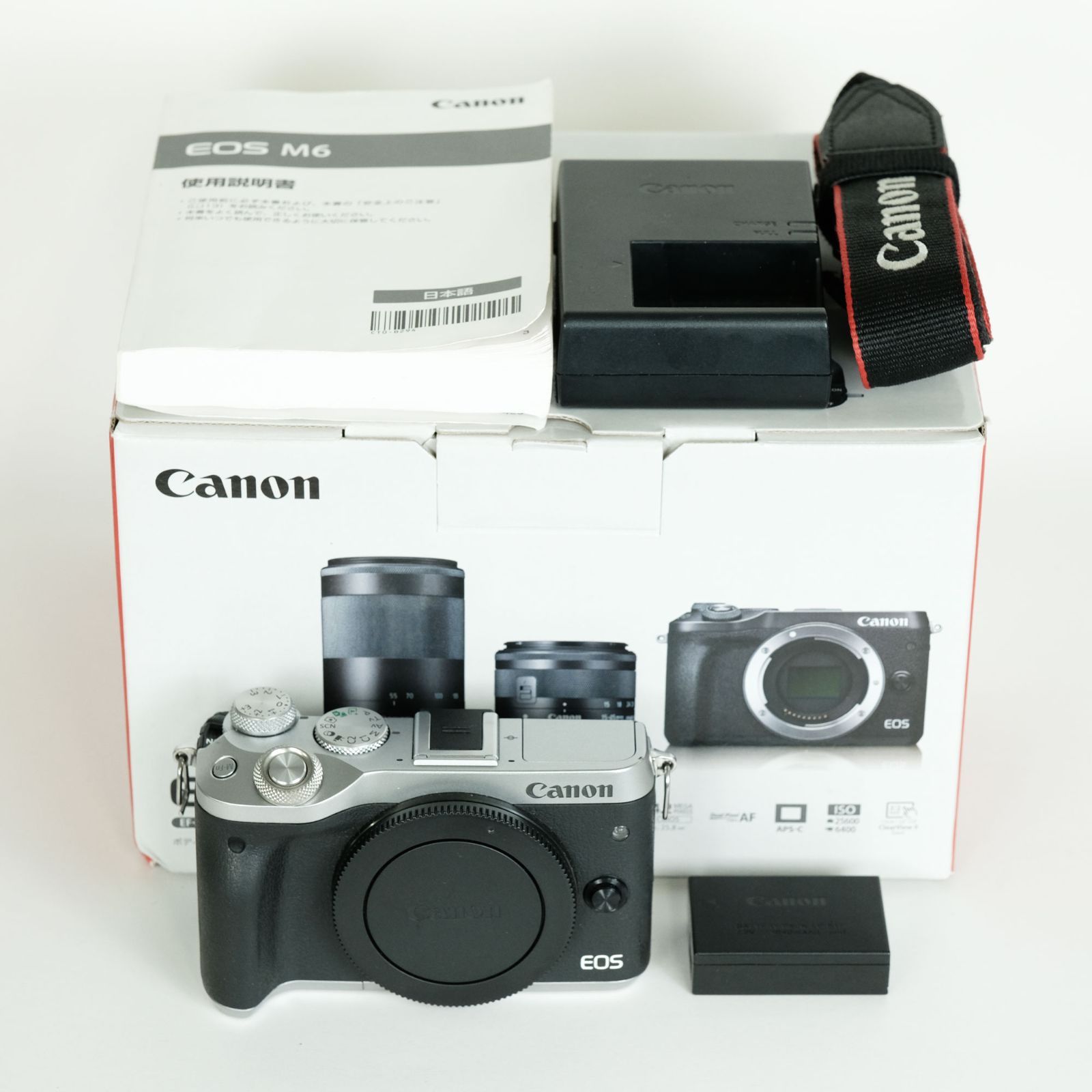 美品] Canon EOS M6 [ボディ シルバー] / ミラーレス一眼 / キヤノンEF-Mマウント - メルカリ