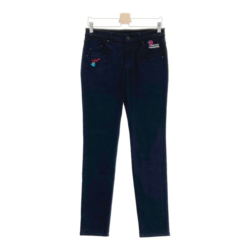 サイズ：1 PEARLY GATES パーリーゲイツ  ストレッチ ロングパンツ  ネイビー系 [240101393440] ゴルフウェア レディース ストスト