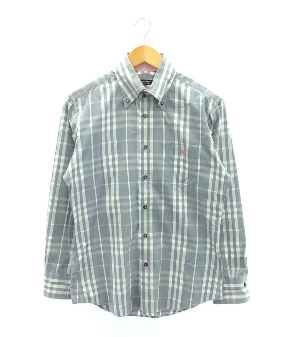 BURBERRY BLACK LABEL (後期モデル)長袖シャツ サイズ2 Burberry Black Label 長袖シャツ サイズ2 - メルカリ