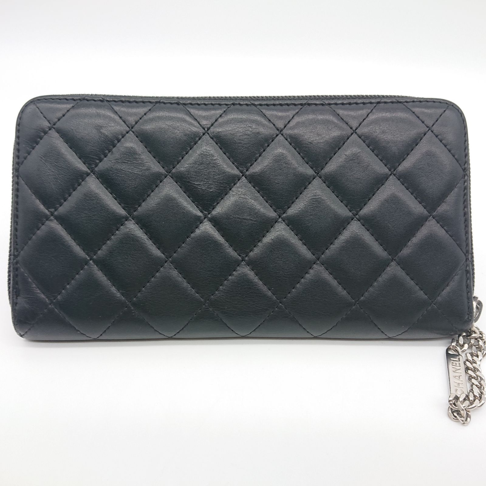 CHANEL シャネル マトラッセ カンボンライン ラウンドジップ　長財布 本日限り！シャネル マトラッセ ラウンドジップ カンボンライン