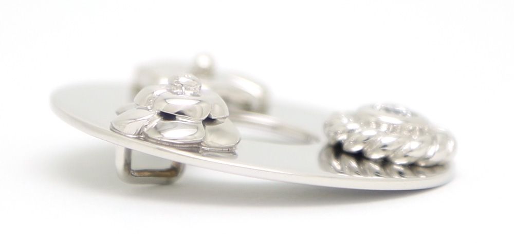 楠本質店 元住吉 シャネル K18WG スリーシンボル ペンダントトップ 1Pダイヤ カメリア クローバー SIROKUMA-CORPORATION_COM